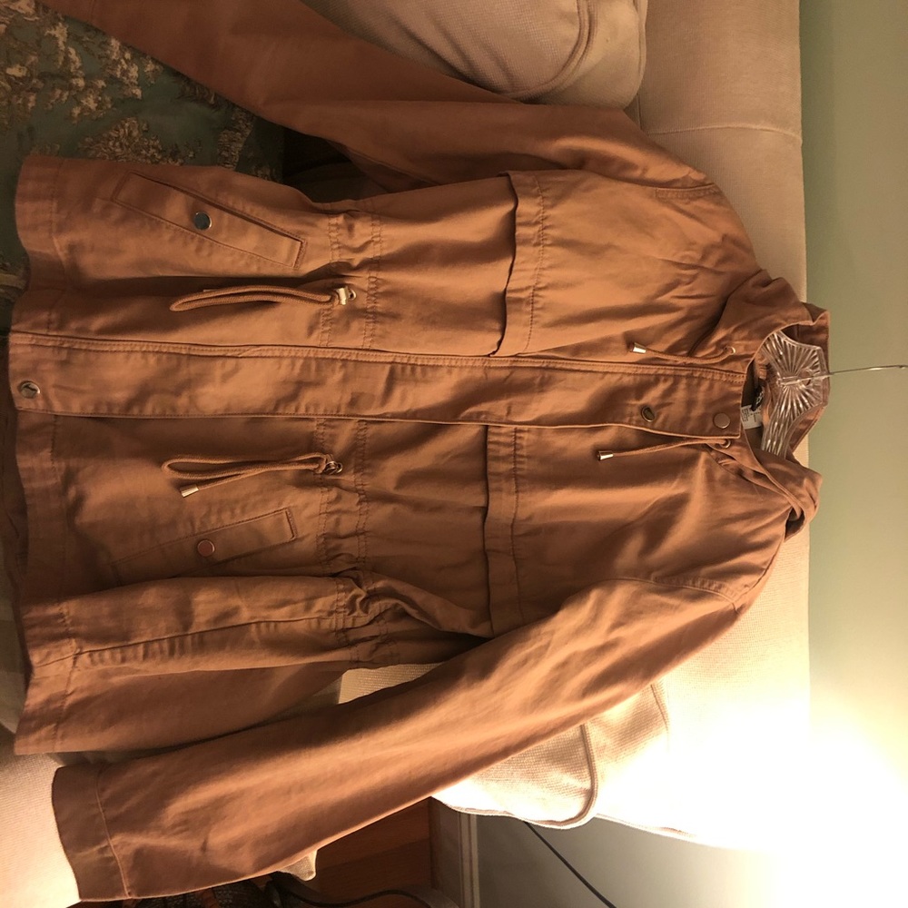 Pink anorak jacket